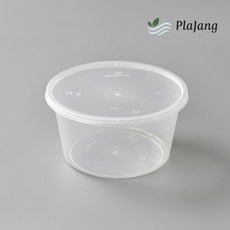 1500ml 프라장 원형면용기 세트 배달용기 일회용용기 PP사출용기 R48, 1박스, 50개입