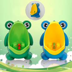 아이데이 KC인증 무타공 부착식 높이 조절 남자 아이 아동 소변기 유아 남아 소변 훈련 통 / 2컬러, 그린