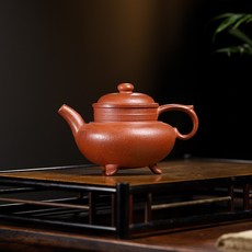 宜興 原礦 手工 家用 茶具 傲雪壺 250毫升 紅降坡泥 1個, 傲雪壺250毫升紅降坡泥