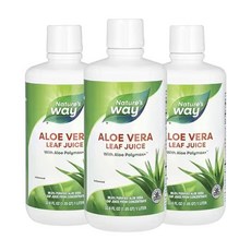 네이쳐스웨이 알로에베라잎즙 무맛 1L(33.8fl oz), 1L, 3개