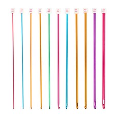 아후강코바늘 11종 27cm 아후강바늘 아프간뜨기 롱코바늘, 1개