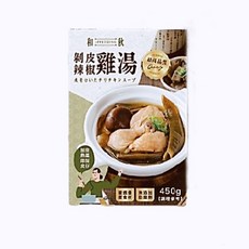 和秋剝皮辣椒雞湯450g 即食常溫雞湯 宵夜點心, 1個, 和秋 剝皮辣椒雞湯450g, 450g