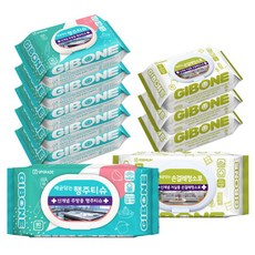 [기본에] 세균닦는 행주티슈 6팩 + 손걸레 청소포 4팩, 1개, 1개