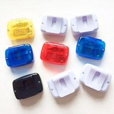 휴대용 미니 새로운 디지털 단계 카운터 보수계 LCD 스포츠 걷기 달리기 측정기, 빨간, 1개