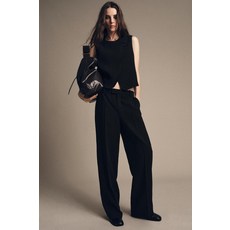 [ZARA] 자라 더블 브레스티드 버튼 웨이스트코트 조끼 ZW 컬렉션 - 블랙 2958280