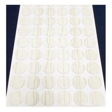 원형 못자국 커버 스티커 54p(나뭇결 아이보리) MCL