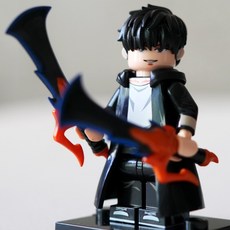 핸드브릭 팩토리 커스텀 미니브릭 피규어 나혼자만레벨업 나혼렙 호환 블록호환, 01. 그림자군주 성진우, 1개