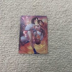 拳皇 不知火舞 高顏值DIY燙金閃卡 動漫收藏卡牌 稀有單卡 適暢專營, 拳皇 不知火舞 高顏值 閃卡