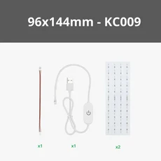 Bambu CMYKLED 백라이트 보드 리토파인 3DPrint 사진 KC010/KC009 Light용, 09 CYMK KC009, 01 2 piece