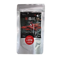 초설화 100g 업계 최대 용량/새우사료, 1개