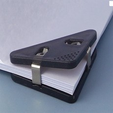 치리파리 삼각 코너 클립 문서집게클립, 분홍