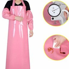 H형 주방 앞치마 방수 우레탄 업소용 작업용 원피스형 빅사이즈 미용실 카페용