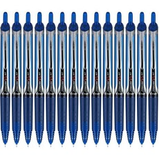 Pilot Precise V5 RT 리필 가능 & 접이식 롤러볼 펜 엑스트라 파인 포인트 펜 0.5mm 블루 14개 팩 - 학교 저널 및 사무실 글쓰기에 이상적 1785, Blue