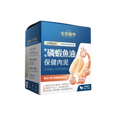 毛掌醫學 亮毛磷蝦魚油 保健肉泥 30入組 - 犬貓適用爆毛神器，寵物保健肉泥, 1個, 【毛掌醫學】亮毛磷蝦魚油肉泥30入*1盒