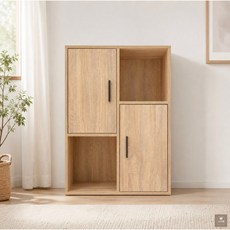 木器屋 台灣製造 S-016 享•趣兩門兩格櫃, S-016(一入) 落地款