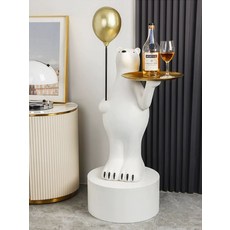 모델 단상 피팅룸 대리석 원형 촬영 웨딩드레스, 화이트 1단계 보강 지름 50x20 높이