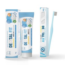덴탈핏 덴탈피트 반려동물 칫솔치약세트, 80g, 1세트