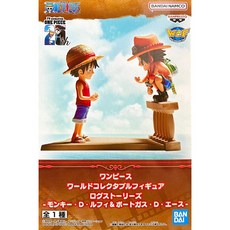 BANDAI WCF LOG STORIES 航海王 魯夫&艾斯 公仔, 1個