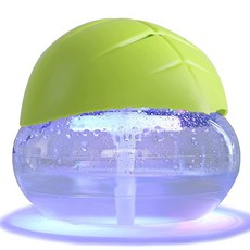 Ap airpleasure 수성 청정기 에어 워셔 공기 리바이탈라이저 및 방향제 공기 청정기 7가지 LED 색상 변경 조명 포함 방용그린 419298, 초록색
