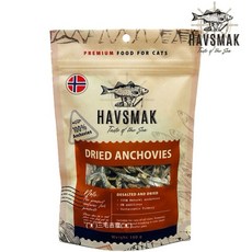 HAVSMAK海夫默克 貓用鳳尾魚乾 100g 脫鹽乾燥 無添加 永續漁獲, 1個, 挪威鳳尾魚乾100g, 貓用