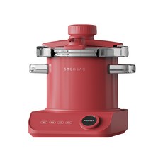 AGK 순삭 멀티 압력 밥솥 죽 찜요리 이유식 전기냄비, 로얄 레드