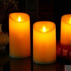 수유등 무드등 양초 LED 조명 전자촛불 전자초 캔들, 2-가짜초-12.5cm