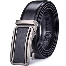 남성용슬라이드래칫가죽벨트 캐주얼 정장에모두어울리는스트랩 교체가능한BELT 벨트ox버클포함 BROWN 브라운01. 28\"-38\"WAIST 웨이스트ADJUSTABLE 어드저스터블1, 28"-38" Waist Adjustable, Black01