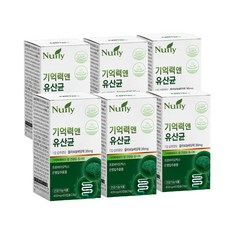 15박스구매시 여에스더 장뇌유산균 nk4146 증정 / 장 뇌 기억력유산균 식약청인증, 6개, 60정