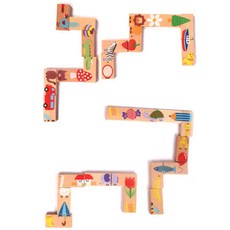 3세 소근육발달 그림맞추기 블럭 원목교구 학습교구 균형감각 키즈블럭 블럭놀이