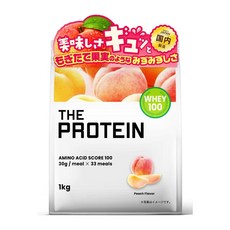 Zapro 자프로 프로틴 복숭아맛 1kg 저당 고단백 WPC 11비타민, 1개