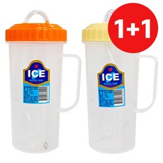 손잡이 빨대컵 1+1 500ml 병원물컵 빨대물병 환자물통, 1개