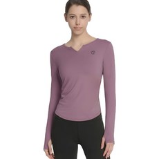 롤리핏 긴팔 스포츠 셔링 티셔츠 롱슬리브 핑거홀 요가웨어