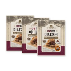 단팥어택 미니호떡 1kg 바삭쫄깃 단팥가득 영양간식, 3개
