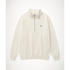 COVERNAT 커버낫 스몰 C 로고 코듀로이 하프 집업 CO2403CR08IV 1464952