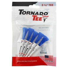 TORNADO TEE 高爾夫球釘 5入, 1個, 藍色