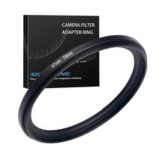 58mm ~ 82mm 스텝업 링 필터 어댑터 금속 링 스텝업 링 어댑터 필터 모든 82mm UV CPL ND 렌즈 후드 스레드 렌즈 요법(58mm ~ 82mm)과 호환, 67mm ~ 58mm