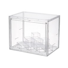 피규어 조명 리모컨 블라인드 박스 RGB 피규어받침 피규어계단, 소형 사이즈 (조명이 꺼진 블록 16개 포함)