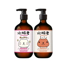 【O’LISE 歐黎絲】水豚君正式授權版-洗髮/沐浴/乳液, 1個, 【洗髮精】任選2入洗髮精, 500ml