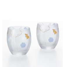 ADERIA 威士忌杯 2入組 雪兔圖案, 詳見包裝, 雪兔