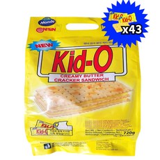 키도 키드오 크래커 대용량 버터샌드 과자 쿠키 비스켓, 645g, 8개