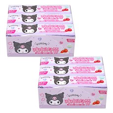 산리오 쿠로미 커커비타쮸 딸기맛 15개입, 딸기우유맛, 420g, 2개