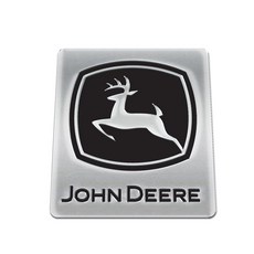 WinCraft Chrome Free Form Auto Emblem John Deere