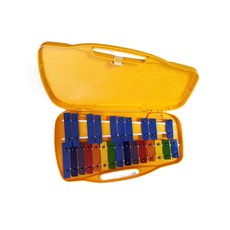 명창 실버스타 공명 실로폰25키(황색) 무지개 칼라음판, 25판, 노랑, 1개