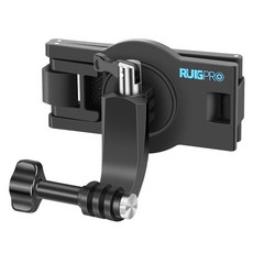 RUIGPRO 運動相機手機兩用夾, 1個, 卡扣式360度+180度背包夾