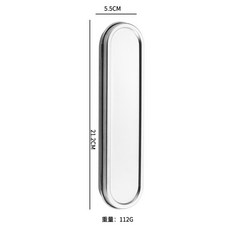 妃雪森 304不鏽鋼便攜餐具盒 韓式三件式湯匙叉筷餐具套裝, 1個, 304便携盒-小号（21cm）