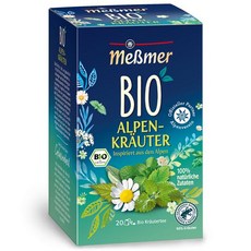 독일 메쓰머 messmer alpine herbs Tea 알파인 허브차, 1개, 20개입