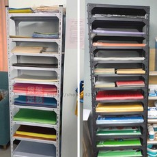 미술학원 종이진열대 스케치북 종이거리대 종이매대, 1개