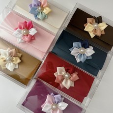 [이프데이] 설 용돈봉투 세뱃돈 명절 돈봉투 배씨 전통 고급 예단봉투, 핑크