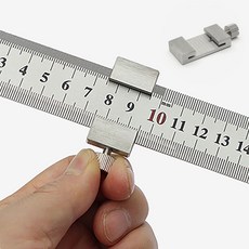더문샵 마크툴 정밀측정 마킹게이지와 스틸자세트 50cm 측정기 슬라이더 공구 철자스틸자 거리