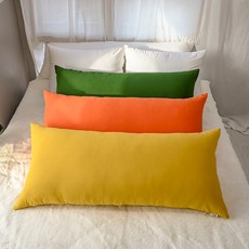 올리비아린넨 대쿠션, 머스타드